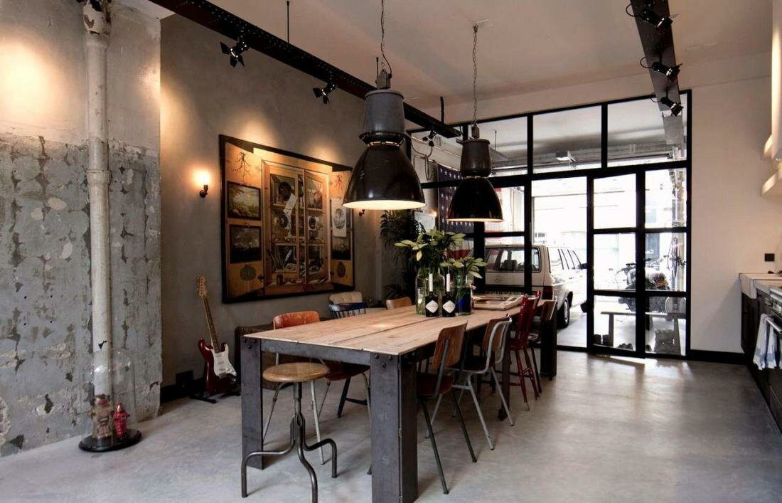 Индустриальный стиль в интерьере Индустриальный стиль в интерьере 01
